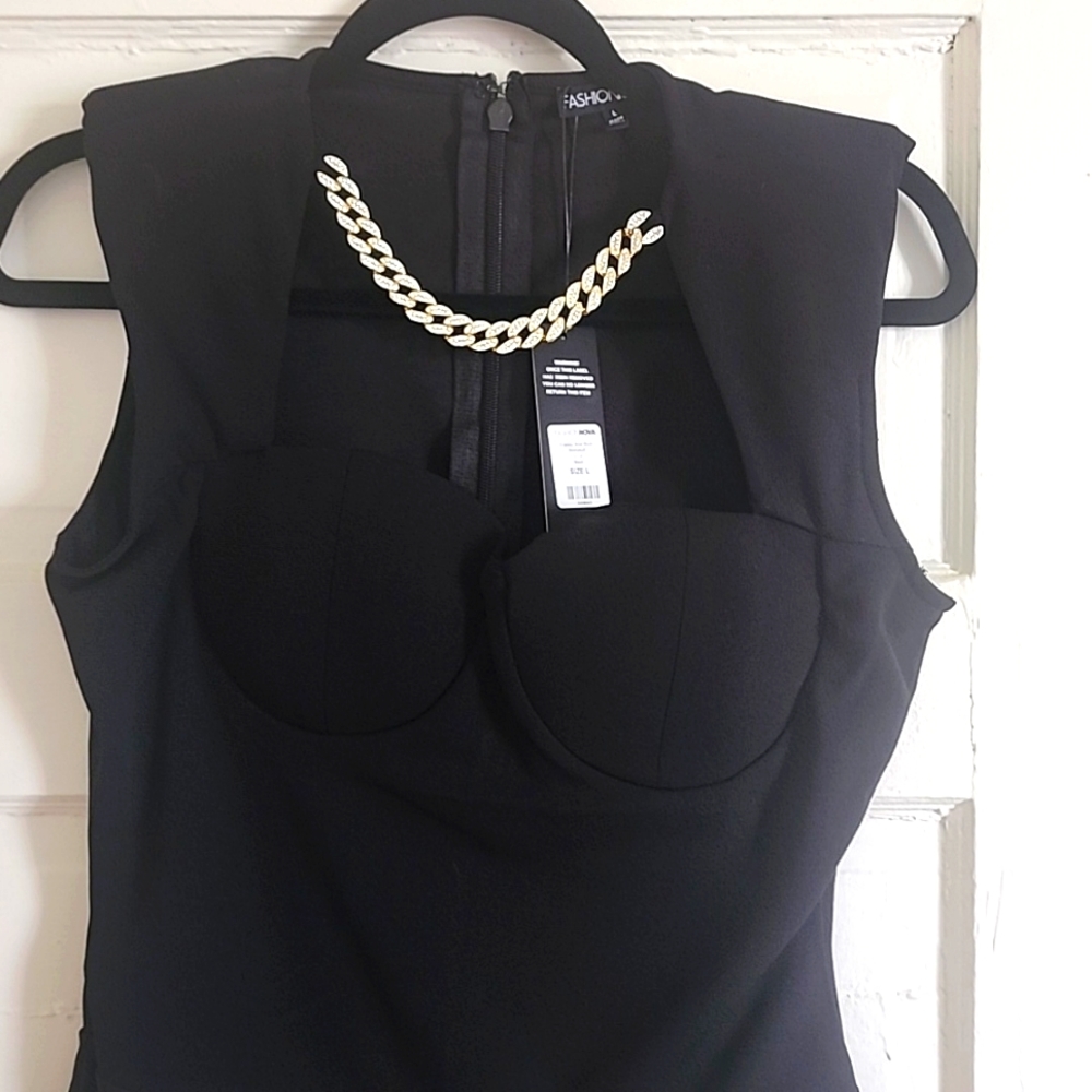 Chained body suit